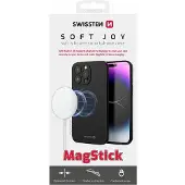 Swissten Soft Joy Case Magstick pour Iphone 16 Plus Noir (Apple iPhone 16 Plus), Coque pour téléphone portable, Noir