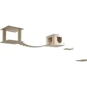 Kerbl Aire de jeu pour chats Top, naturel/blanc