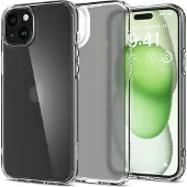 Spigen Ultra Hybrid Case pour iPhone 15 Plus - Transparent mat