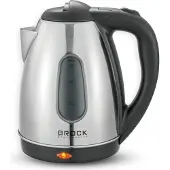 Brock WK 0601 SS electric kettle Silver, Bouilloire électrique, Argent