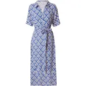 ONLY Robe-chemise 'JDYStarr' bleu foncé / blanc