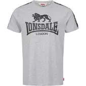 Lonsdale T-Shirt 'STOUR' gris / noir