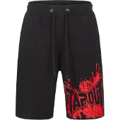 TAPOUT Blashed Shorts Rouge,Noir L Homme