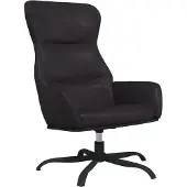 vidaXL Fauteuil relax noir similicuir