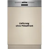 NEFF N 50, Lave-vaisselle intégrable, 60 cm, Acier brossé, XXL, S245ECS15E