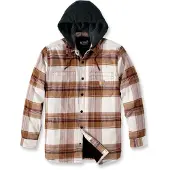 Carhartt Rugged Flex Flannel Fleece, veste en textile ,Marron Clair/Beige/Noir ,XL