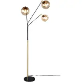 TRIO Lampadaire design Paxton noir