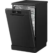 Bomann GSP 7418, Pose libre, Simple (45 cm de large), Noir, Touches, Toucher, LED, Froid
