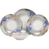 Hermia Concept , GBSATN24Y4101615, Services de table, Service de table (24 pièces), Blanc, Porcelaine, 25 x 25 x 2 cm