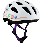 Fischer Fahrrad Fischer casque de vélo hibou, blanc, S/M 86107