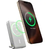 Baseus Batterie externe Nomos Qi2 Magnetic, 10 000 mAh, 45 W, câble USB-C inclus, gris