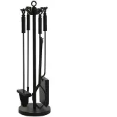 DKD Home Decor Ustensiles de cheminée acier (19 x 19 x 70 cm)