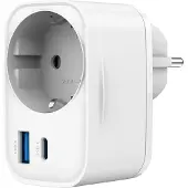 Gembird 20w Usb Wall Charger Argenté