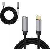 Zenwire Câble d'extension - Câble - USB-C 3.2 - Thunderbolt 3 4 - 100 W - 4k - 60 Hz - 10 Gb/s - 3 m - Audio et vidéo