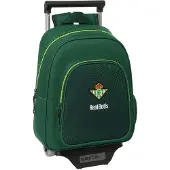 Safta Sac à dos scolaire à roulettes Real Betis Balompié vert 28 x 34 x 10 cm
