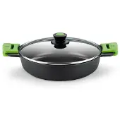 BRA Casserole avec couvercle PRIOR Noir Aluminium 2,3 L Ø 24 cm (1 Unité)