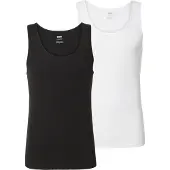 Levi's T-Shirt 'Pride Rib Tank - 2 Pack' noir / blanc