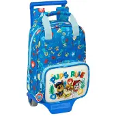 Safta Cartable à roulettes The Pups rule Bleu 20 x 28 x 8 cm