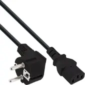 InLine 16652A câble électrique Noir 1,5 m