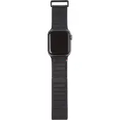 Decoded Apple Watch 40mm/38mm Leren Bandje Zwart