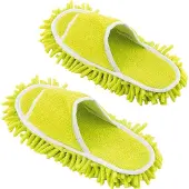 InnovaGoods Mop Go Mopp Slippers Jaune