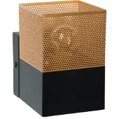 Lucide Lampe murale de conception Renate noir avec or