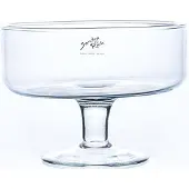 Sandra Rich Bol On Foot Transparent 18x18xh14cm Rond Verre