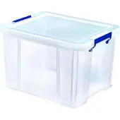 Fellowes BankersBox Aufbewahrungsbox 36L transparent 3PK