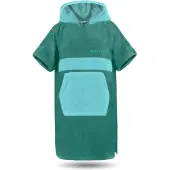 Normani Peignoir court ' Surfer Poncho ' pétrole