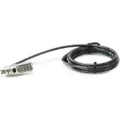 Dicota Câble de sécurité N-Lock combi/res. slot,single, Sécurité notebook, Gris