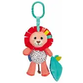 Ravensburger 4850 play+ lion hochet, doudou avec hochet, clip de fixation, aide à la dentition