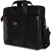 Red Bull Racing Sac à ordinateur PU Carbon 15/16 look carbon (16"), Sac pour notebook, Noir