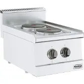 CombiSteel Cuisinière électrique Base 600 à 2 feux, modèle de table
