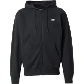 New Balance Veste de survêtement 'Essentials' noir / blanc