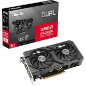 Asus Rx 7600 Evo Dual 8gb Gddr6 Graphic Card Argenté