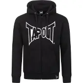 TAPOUT Veste de survêtement 'Marfa' noir / blanc