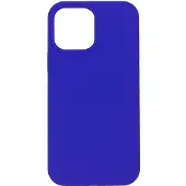 Evelatus iPhone 12 Pro Max Premium Silicone Case (Apple iPhone 12 Pro Max), Coque pour téléphone portable, Noir, Bleu