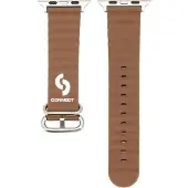 Connect Montre 42/44/45mm en cuir marin (42 mm, 44 mm, 45 mm, Cuir), Sangles de montre, Marron