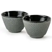 Bredemeijer 1x2 Teebecher Xilin Gusseisen hellgrün 153095, Tasse, Vert