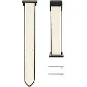 Connect Bracelet en cuir de silicone de 22 mm avec aimant (22 mm, Cuir, Silicone), Sangles de montre, Blanc