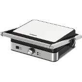 HEISSNER HEG-K2000CP, Machine à panini, Noir, Argent