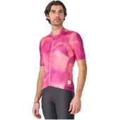 Castelli #giro Espresso Short Sleeve Jersey Rose S Homme
