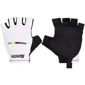 Santini Uci World Champion 2025 Short Gloves Blanc S Homme