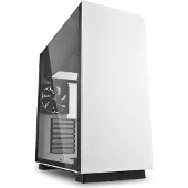 Sharkoon Pure Steel - Tour Midi ATX - PC - Acier - Verre trempé - Noir - Blanc - ATX,CEB,EATX,EEB,Micro ATX,Mini-ITX - 16 cm