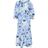 Part two Robe d’été 'Reidun' bleu clair / bleu foncé / blanc