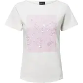 s.Oliver T-shirt lavande / rose / transparent / blanc
