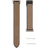Connect Sangle en cuir de silicone de 20 mm avec aimant (Cuir, Silicone), Sangles de montre, Rouge