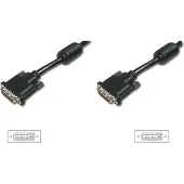 Digitus Dvi — Dvi (3 m), Câble vidéo, Noir