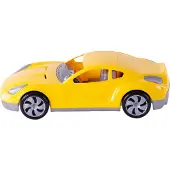 Cavallino Voiture jouet jaune voiture de course plastique 36cm pour enfants