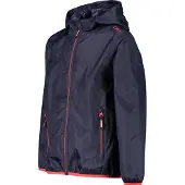 CMP Unisexe, Vestes de pluie, Sweat à capuche Fix Girls, Bleu, (152)